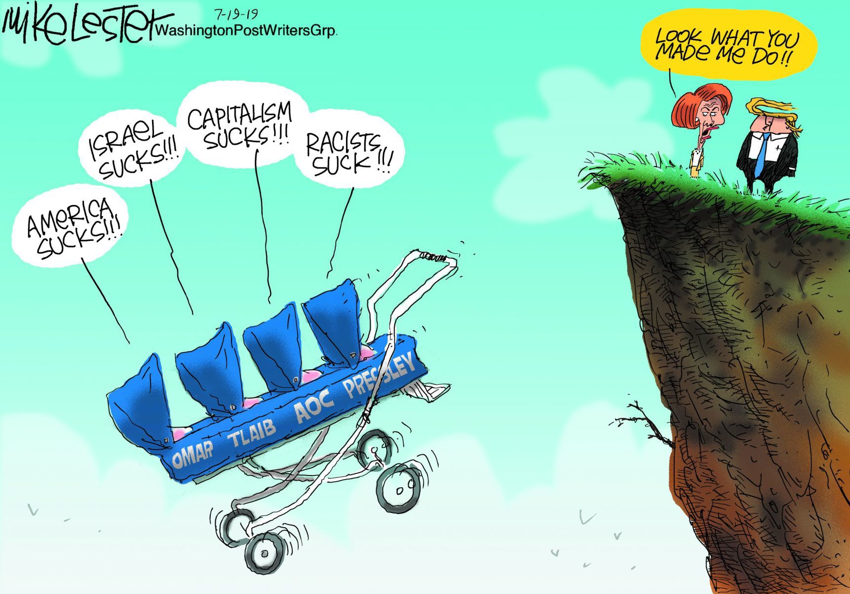 Mike Lester cartoon
